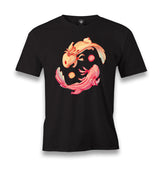 Yin Yang Sign Between Two Koi Fishes Men's Black Tshirt - Premium  from W.E.N.S. WIND - Just 6490! Shop now at W.E.N.S. WIND