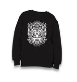 Gradient Owl Tattoo Kid's Black Sweatshirt - Premium  from W.E.N.S. WIND - Just 7990! Shop now at W.E.N.S. WIND