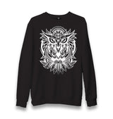 Gradient Owl Tattoo Unisex Black Sweatshirt - Premium  from W.E.N.S. WIND - Just 10990! Shop now at W.E.N.S. WIND