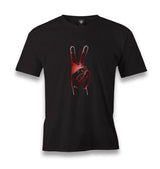 Victory Sign Men's Black Tshirt - Premium  from W.E.N.S. WIND - Just 6490! Shop now at W.E.N.S. WIND