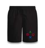 Play Buttons Black Shorts - Premium  from W.E.N.S. WIND - Just 7990! Shop now at W.E.N.S. WIND