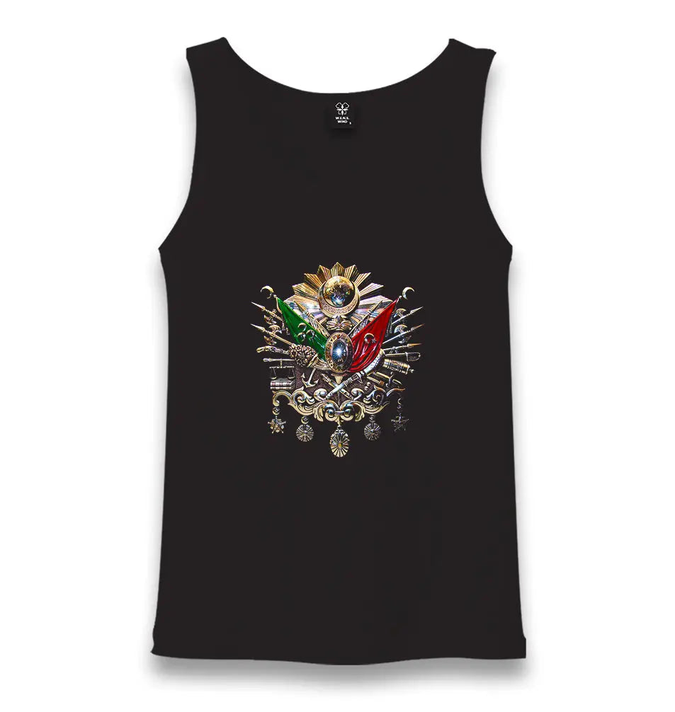 Ottoman Coat Of Arms Unisex Black Tank Top - Premium  from W.E.N.S. WIND - Just 6490! Shop now at W.E.N.S. WIND