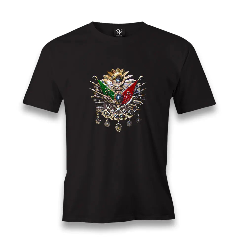 Ottoman Coat Of Arms Men's Black Tshirt - Premium  from W.E.N.S. WIND - Just 6490! Shop now at W.E.N.S. WIND