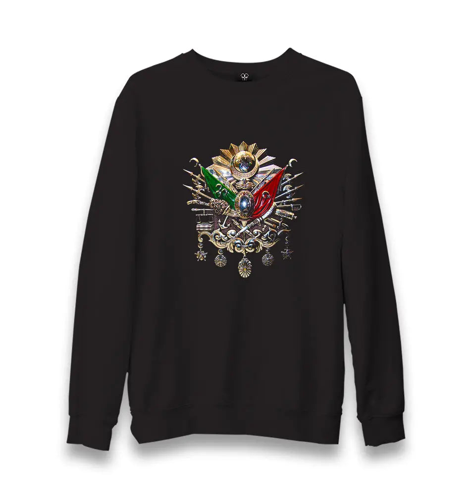 Ottoman Coat Of Arms Unisex Black Sweatshirt - Premium  from W.E.N.S. WIND - Just 10990! Shop now at W.E.N.S. WIND