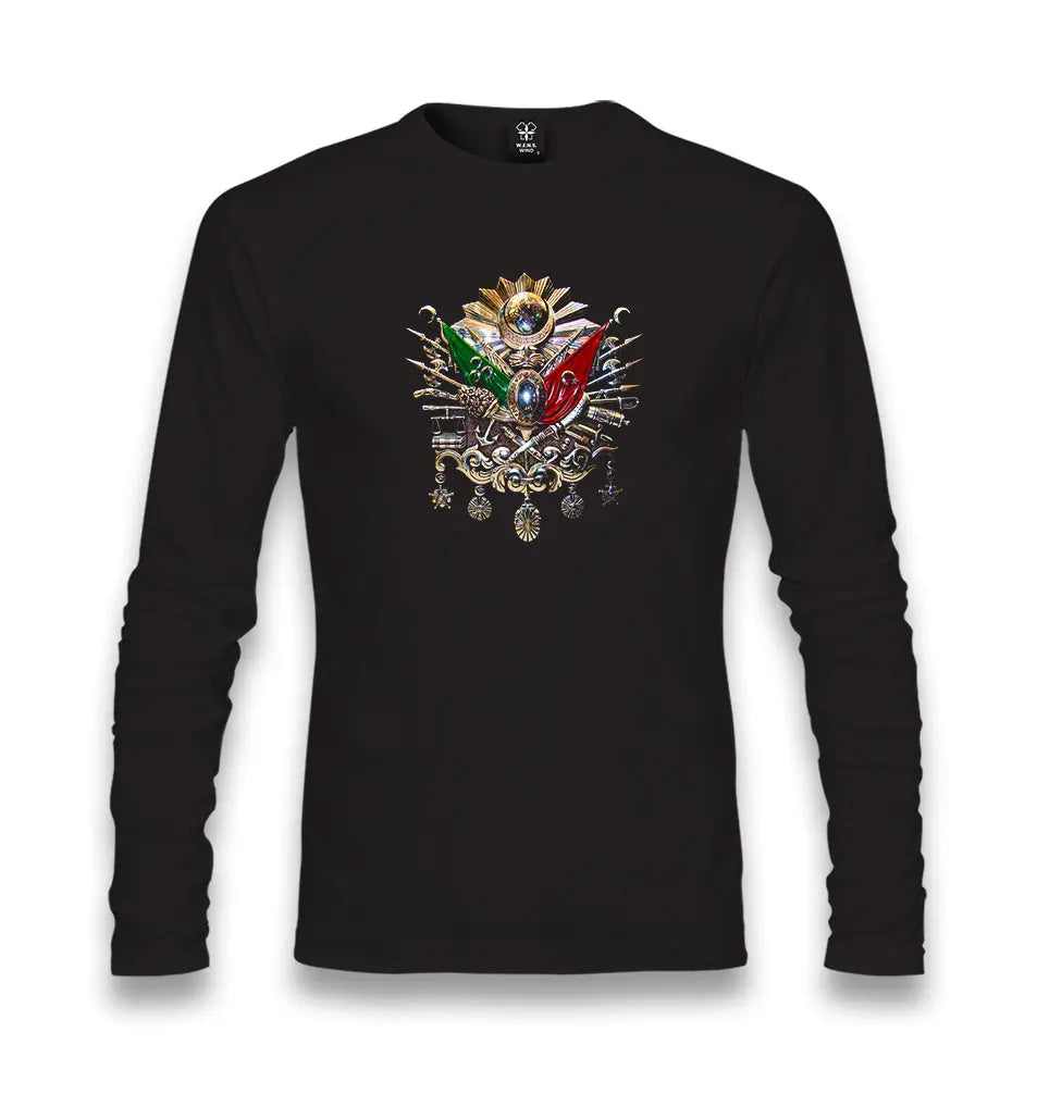 Ottoman Coat Of Arms Unisex Black Longsleeve - Premium  from W.E.N.S. WIND - Just 7990! Shop now at W.E.N.S. WIND