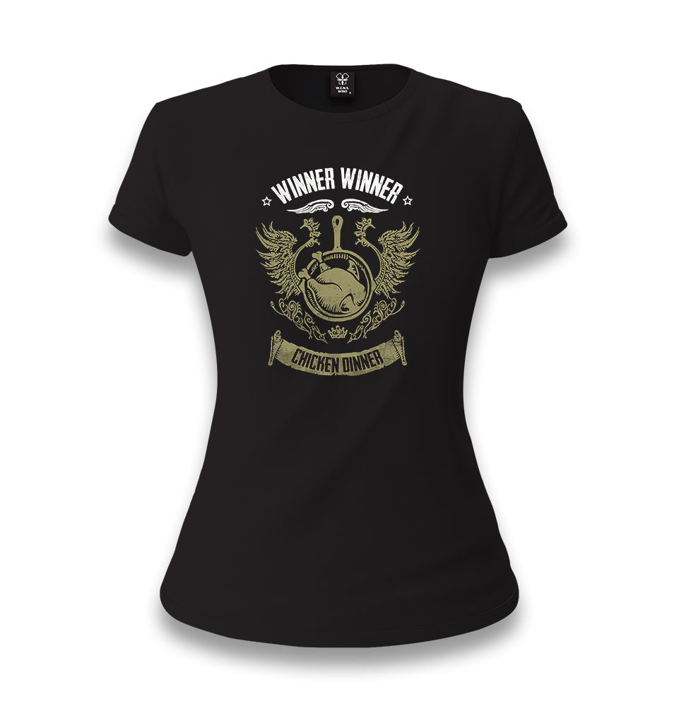 Winner Winner - Wings Women's Black T-shirt - Premium  from W.E.N.S. WIND - Just 6490! Shop now at W.E.N.S. WIND