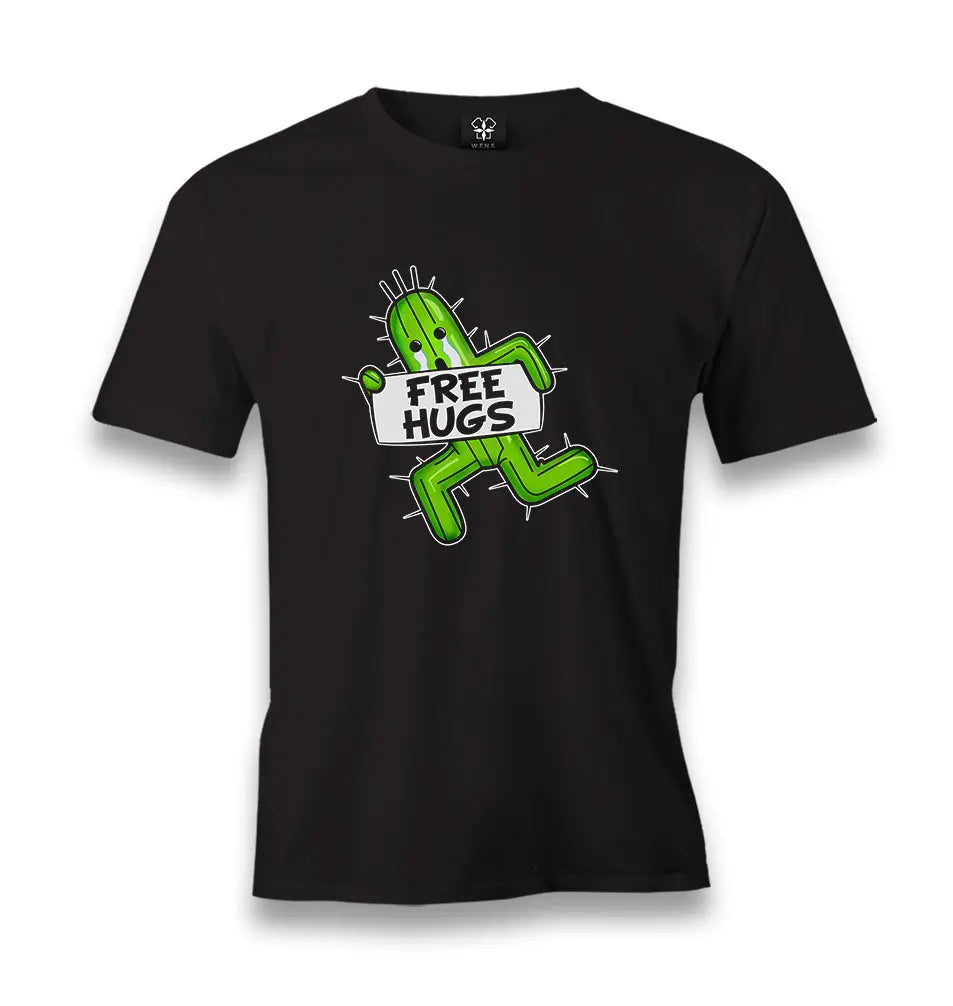 Free Hugs Men's Black Tshirt - Premium  from W.E.N.S. WIND - Just 6490! Shop now at W.E.N.S. WIND