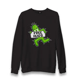 Free Hugs Unisex Black Sweatshirt - Premium  from W.E.N.S. WIND - Just 10990! Shop now at W.E.N.S. WIND