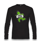 Free Hugs Unisex Black Longsleeve - Premium  from W.E.N.S. WIND - Just 7990! Shop now at W.E.N.S. WIND