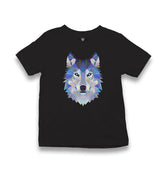 Wolf - Polygon Kid's Black T-shirt - Premium  from W.E.N.S. WIND - Just 5990! Shop now at W.E.N.S. WIND