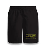 Stop Wars Black Shorts - Premium  from W.E.N.S. WIND - Just 7990! Shop now at W.E.N.S. WIND