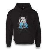 Panda - Boxing Unisex Black Hoodie - Premium  from W.E.N.S. WIND - Just 11990! Shop now at W.E.N.S. WIND