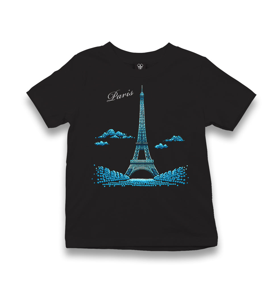 Parisian - Iconic Kid's Black T-shirt - Premium  from W.E.N.S. WIND - Just 5990! Shop now at W.E.N.S. WIND