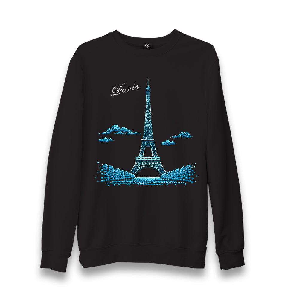 Parisian - Iconic Unisex Black Sweatshirt - Premium  from W.E.N.S. WIND - Just 10990! Shop now at W.E.N.S. WIND