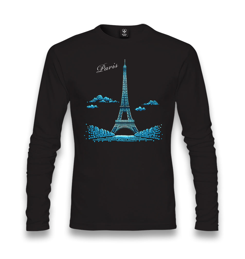 Parisian - Iconic Unisex Black Longsleeve - Premium  from W.E.N.S. WIND - Just 7990! Shop now at W.E.N.S. WIND