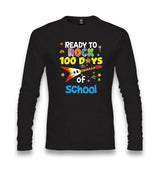 100 Days Of School - Ready To Rock Unisex Black Longsleeve - Premium  from W.E.N.S. WIND - Just 7990! Shop now at W.E.N.S. WIND