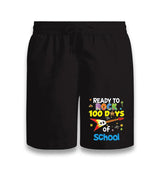 100 Days Of School - Ready To Rock Black Shorts - Premium  from W.E.N.S. WIND - Just 7990! Shop now at W.E.N.S. WIND