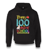 100 Days Of School - Happy Unisex Black Hoodie - Premium  from W.E.N.S. WIND - Just 11990! Shop now at W.E.N.S. WIND