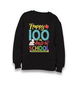 100 Days Of School - Happy Kid's Black Sweatshirt - Premium  from W.E.N.S. WIND - Just 7990! Shop now at W.E.N.S. WIND