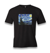 Van Gogh - Starry Night Men's Black Tshirt - Premium  from W.E.N.S. WIND - Just 6490! Shop now at W.E.N.S. WIND