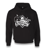 Guitar Rock 'n Roll Unisex Black Hoodie - Premium  from W.E.N.S. WIND - Just 11990! Shop now at W.E.N.S. WIND