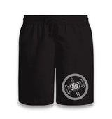 Viking Hammer Logo Black Shorts - Premium  from W.E.N.S. WIND - Just 7990! Shop now at W.E.N.S. WIND