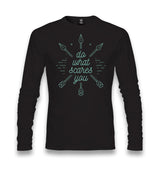 Do What Scares You Unisex Black Longsleeve - Premium  from W.E.N.S. WIND - Just 7990! Shop now at W.E.N.S. WIND