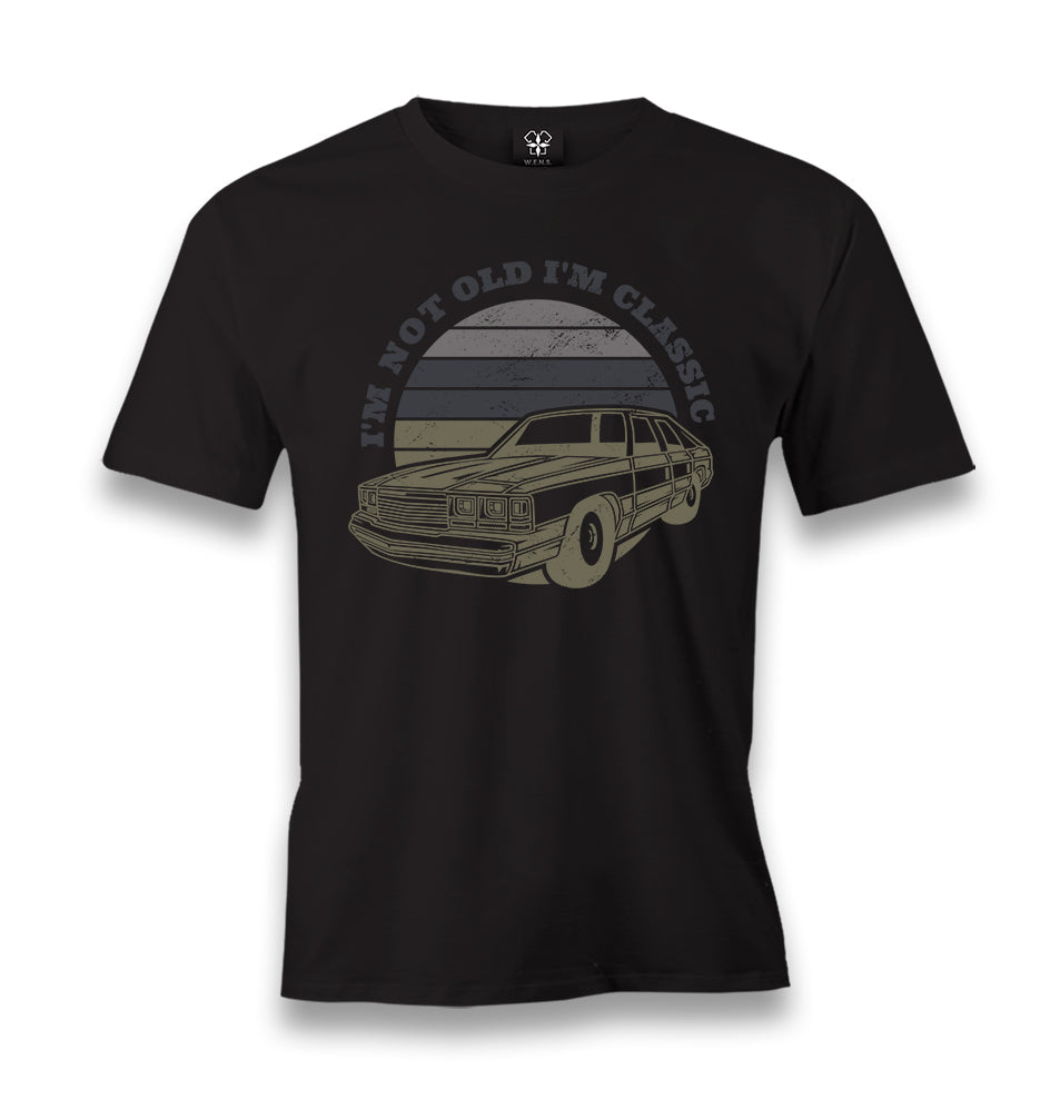 Classic Cars Not Old Men's Black Tshirt - Premium  from W.E.N.S. WIND - Just 6490! Shop now at W.E.N.S. WIND