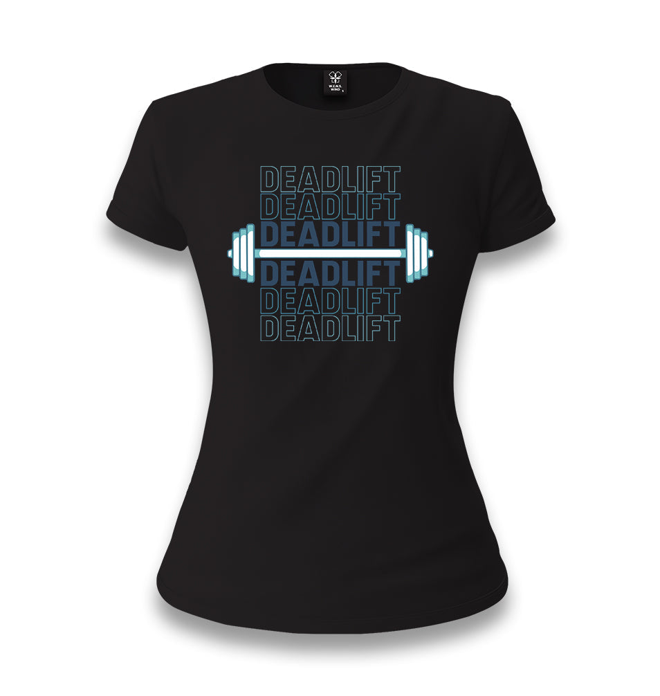 Bodybuilding Deadlift Women's Black T-shirt - Premium  from W.E.N.S. WIND - Just 6490! Shop now at W.E.N.S. WIND