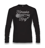 Microphone Karaoke King Unisex Black Longsleeve - Premium  from W.E.N.S. WIND - Just 7990! Shop now at W.E.N.S. WIND