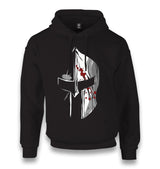 Spartan Warrior Bloody Helmet Unisex Black Hoodie - Premium  from W.E.N.S. WIND - Just 11990! Shop now at W.E.N.S. WIND