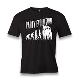 Party Evolution Men's Black Tshirt - Premium  from W.E.N.S. WIND - Just 6490! Shop now at W.E.N.S. WIND