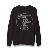 Da Vinci Playing Guitar Unisex Black Sweatshirt - Premium  from W.E.N.S. WIND - Just 10990! Shop now at W.E.N.S. WIND