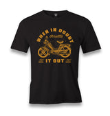 Motorcycle When in Doubt Men's Black Tshirt - Premium  from W.E.N.S. WIND - Just 6490! Shop now at W.E.N.S. WIND