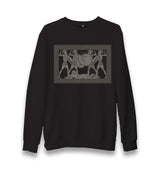 Egyptian Warriors With Shields Unisex Black Sweatshirt - Premium  from W.E.N.S. WIND - Just 10990! Shop now at W.E.N.S. WIND