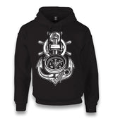 Anchor Compass Ship Helm Unisex Black Hoodie - Premium  from W.E.N.S. WIND - Just 11990! Shop now at W.E.N.S. WIND