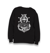 Anchor Compass Ship Helm Kid's Black Sweatshirt - Premium  from W.E.N.S. WIND - Just 7990! Shop now at W.E.N.S. WIND