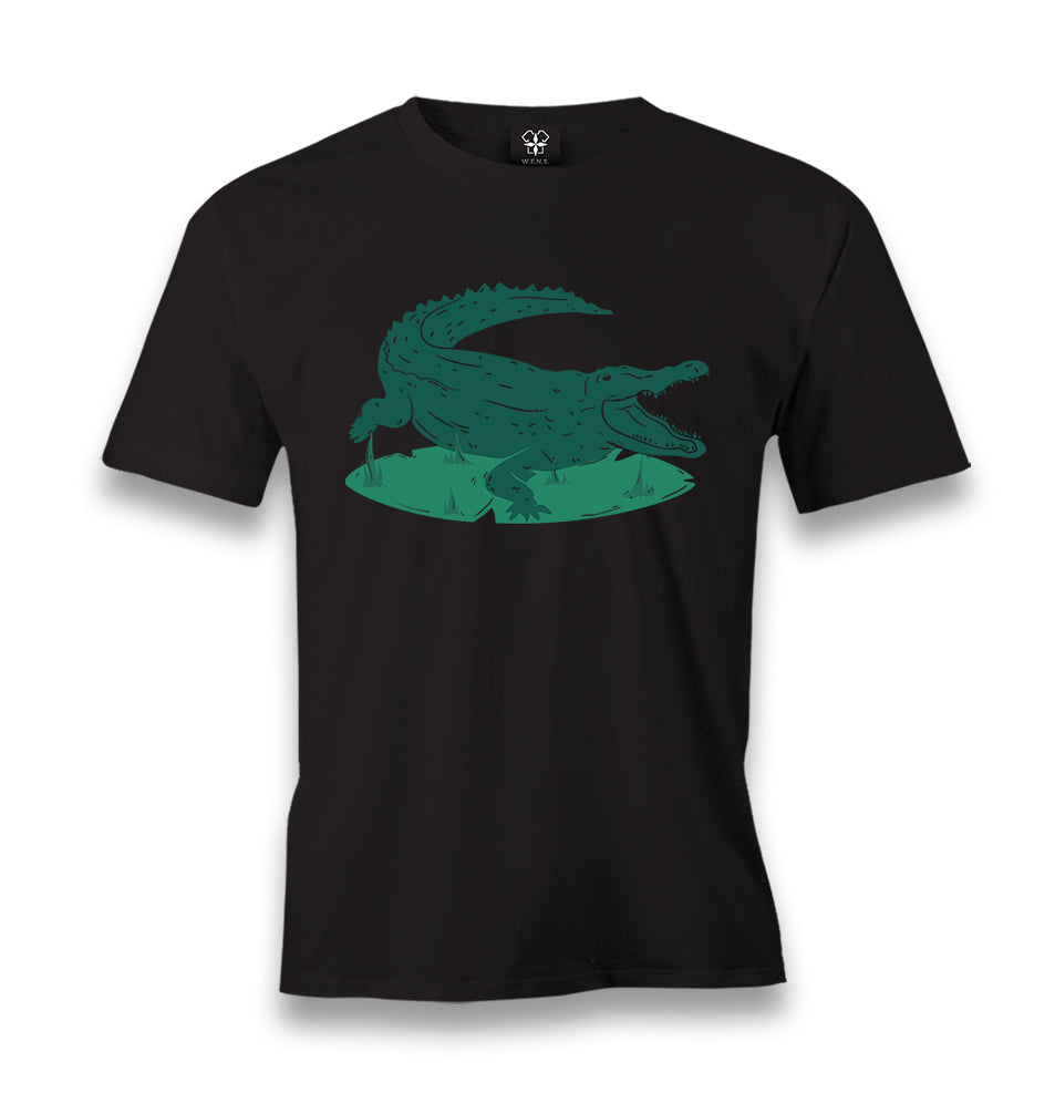 Alligator Teeth Men's Black Tshirt - Premium  from W.E.N.S. WIND - Just 6490! Shop now at W.E.N.S. WIND