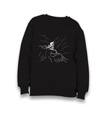 Biker on the Mountain Kid's Black Sweatshirt - Premium  from W.E.N.S. WIND - Just 7990! Shop now at W.E.N.S. WIND