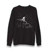 Biker on the Mountain Unisex Black Sweatshirt - Premium  from W.E.N.S. WIND - Just 10990! Shop now at W.E.N.S. WIND