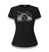 Math Measurement Equations of a Bridge Women's Black T-shirt - Premium  from W.E.N.S. WIND - Just 6490! Shop now at W.E.N.S. WIND