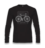 Bicycle Downhill Unisex Black Longsleeve - Premium  from W.E.N.S. WIND - Just 7990! Shop now at W.E.N.S. WIND