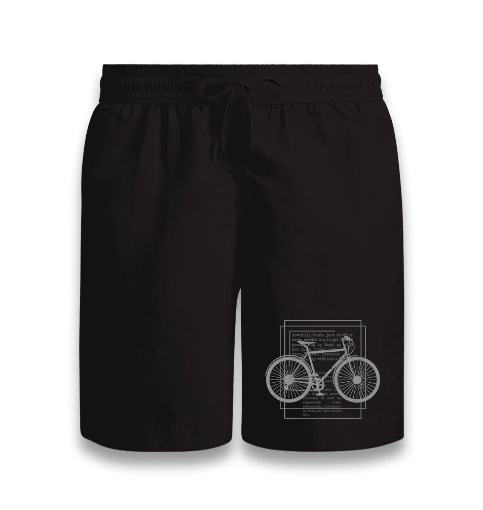 Bicycle Downhill Black Shorts - Premium  from W.E.N.S. WIND - Just 7990! Shop now at W.E.N.S. WIND