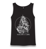 Sailing For Life Unisex Black Tank Top - Premium  from W.E.N.S. WIND - Just 6490! Shop now at W.E.N.S. WIND