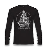 Sailing For Life Unisex Black Longsleeve - Premium  from W.E.N.S. WIND - Just 7990! Shop now at W.E.N.S. WIND