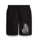 Sailing For Life Black Shorts - Premium  from W.E.N.S. WIND - Just 7990! Shop now at W.E.N.S. WIND