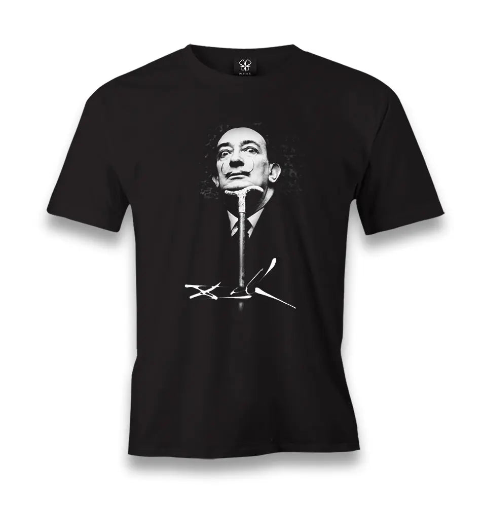 Salvador Dali Men's Black Tshirt - Premium  from W.E.N.S. WIND - Just 6490! Shop now at W.E.N.S. WIND