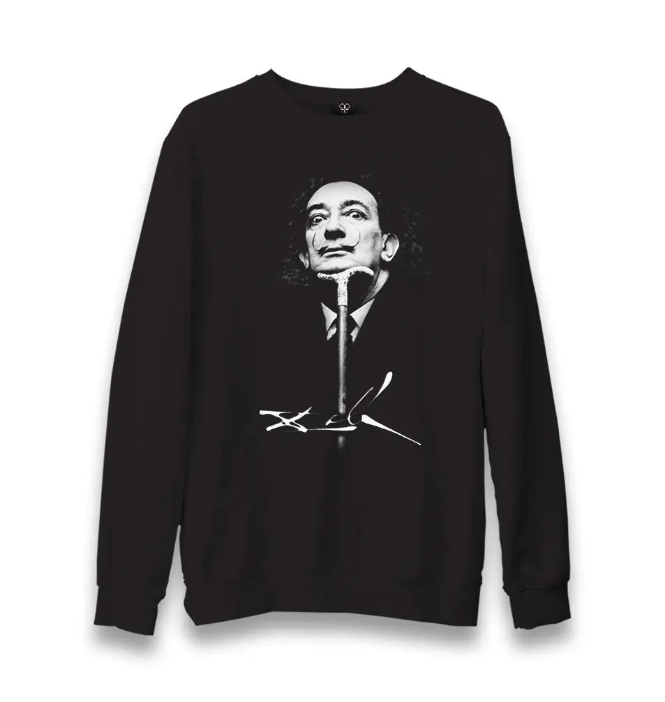 Salvador Dali Unisex Black Sweatshirt - Premium  from W.E.N.S. WIND - Just 10990! Shop now at W.E.N.S. WIND