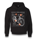 Bicycle Fundamentals Unisex Black Hoodie - Premium  from W.E.N.S. WIND - Just 11990! Shop now at W.E.N.S. WIND