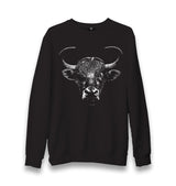 Bull with an Eye Patch Unisex Black Sweatshirt - Premium  from W.E.N.S. WIND - Just 10990! Shop now at W.E.N.S. WIND
